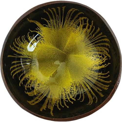 Creative Eco-Friendly Natural Coconut Shell Bowl Fruit Salad Noodle Rice Soupe Handicraft Bowls Kitchen Accessorie