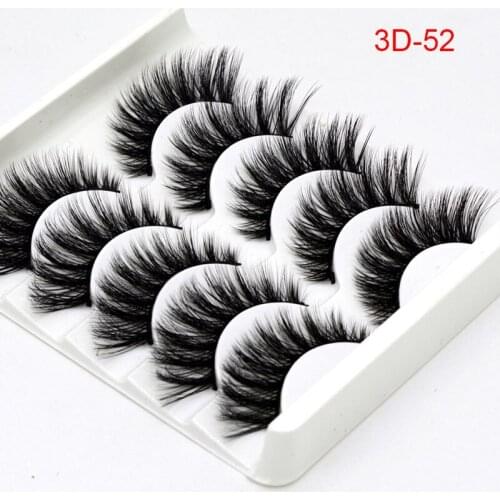 Soft Comfortable Cotton Wire False Eyelashes Women Stereo Multi-layer Lashes Makeup Tools Ladies Sexy 3D Fiber False Eyelashes