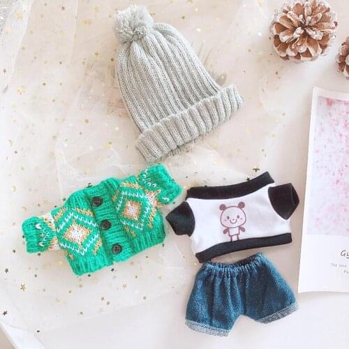 [MYKPOP]KPOP Dolls Clothes & Accessories: Clothes 4pcs Set for 20cm Dolls(without Doll) Fans Collection SC1073112