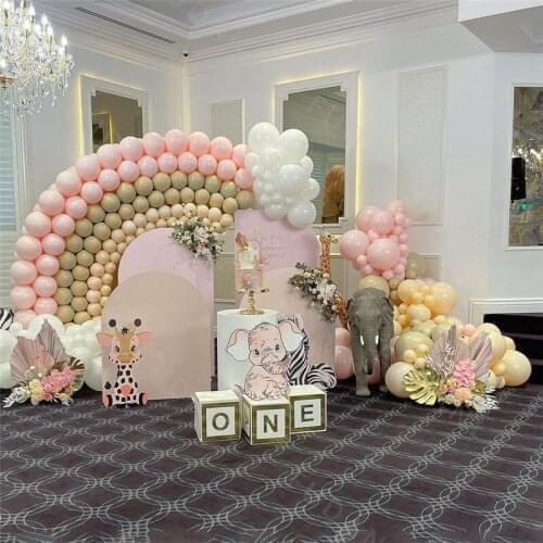 242pcs Rainbow Arch Garland Kit Balloons Set For Backdrop Decoration Pastel Candy Color Wedding Birthday Party Globos