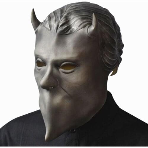 New Ghost B.C Nameless Ghoul Band Mask Latex Headgear Mask Bar Prom Party Face Mask