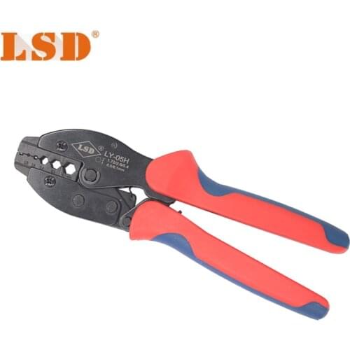 Crimping plier LY-05H RG6 crimping tool for crimping 8.1/6.5/5.4/2.6/1.72mm connectors BNC/SMA crimping tool