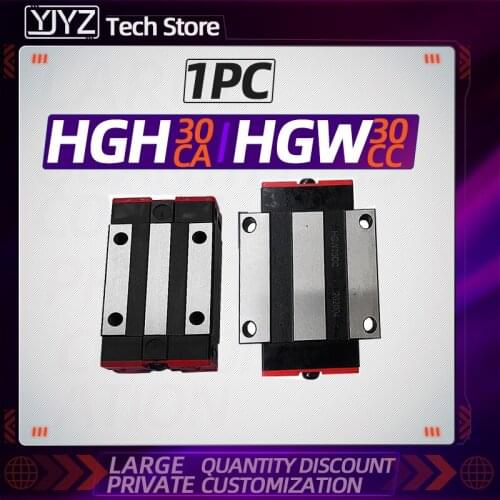 1PC Factory direct sale interchangeable with HIWIN linear rail 15mm linear bearings HGH30CA /HGW30CC for cnc parts