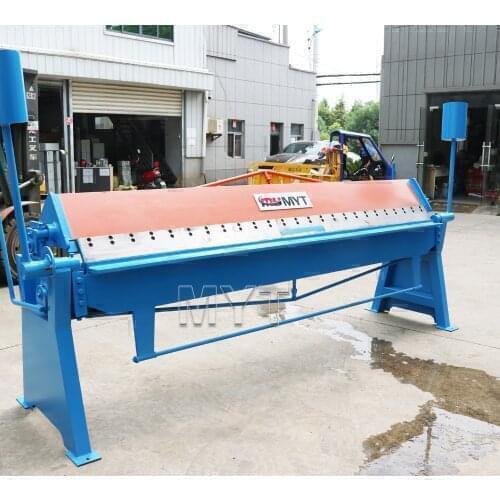WS- 1.5x2500 Manual Folding Machine , Sheet Metal Bending Machine