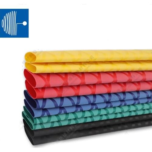 TRIUMPHCABLE 10M pattern heat shrinkable tube badminton racket handle antiskid antistatic heat shrinkable sleeve for fishing rod