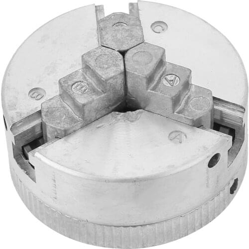 Z011 Zinc Alloy Collet Metal 3-Jaw Lathe Chuck Clamps 1.8-56/12-65mm Turning Lathe Machine Tool Accessory