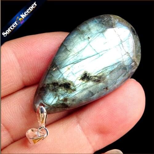 Women & Men Fashion Jewelry Pendants Necklaces With Chain Wholesale Labradorite Moonstone Quartz Stone Colares Femininos AA488