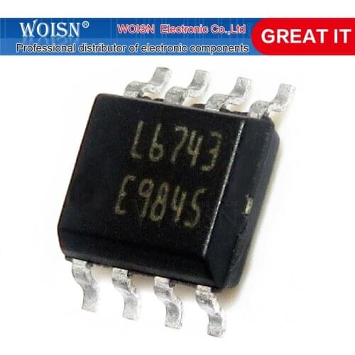 1pcs/lot L6743DTR L6743D L6743 SOP-8 In Stock
