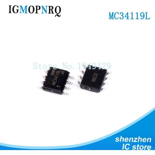 10PCS MC34119 SOP8 MC34119 Audio amplifier New fast delivery