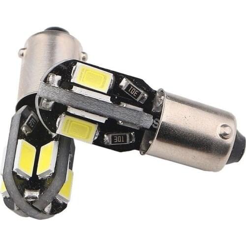 2 pairs 233 BA9S T4W White Led Smd Interior Side Light Bulbs Lamps Canbus No Error 12V Car Light