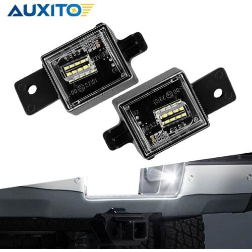 2x Number License Plate Light Anti-Hyperflash LED Bulb Canbus Car Lamp For 2014-2020 Chevrolet Silverado 1500LD 2500HD 3500H