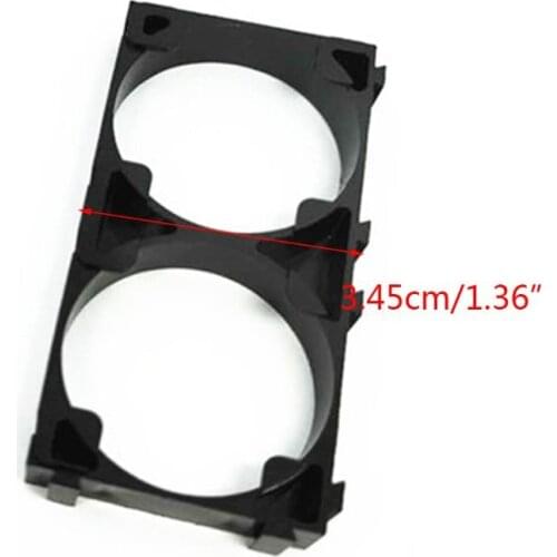 20PCS 32650 1x2Battery Holder Safety Anti Vibration Plastic Cell Brackets for 32650 Batteries Pack Accessories