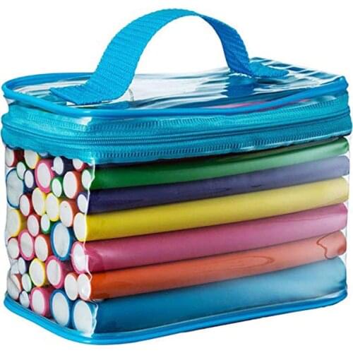 42pcs/set Hair Curling Flexi Rods Plastic Magic Hair Curlers DIY Long Hair Curl Tools Flexible Foam Hair Rollers
