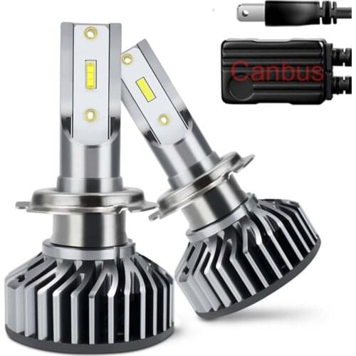 Mini H7 LED H4 Luces Far Lamp Car Headlight 20000LM 12V H11 Fog Light 9005 HB3 9006 HB4 H8 H9 4300K 6000K 8000K Headlamp Bulb