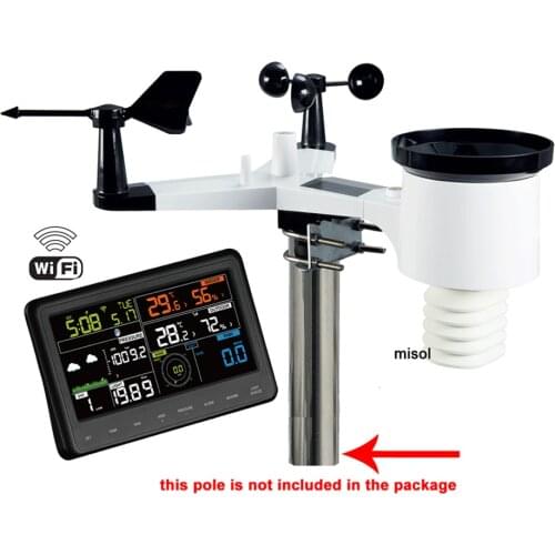 Wireless weather station connect to WiFi, upload data to web wunderground