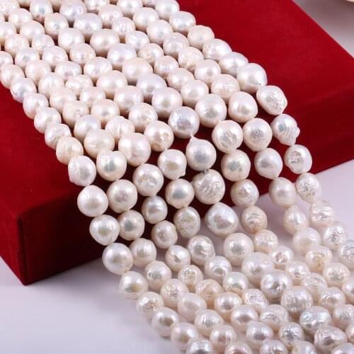 Fashion Natural Freshwater Pearl Beading Round Loose Isolation Beads for DIY Women Necklace Bracelet Jewelry Making Fine Jewelry
