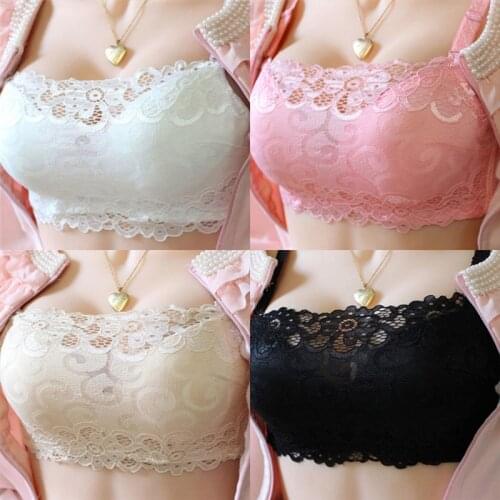 Bra Chest Three-breasted Bra No Trace Anti-light Bra Cross Brazing Thick Section Womens Fashion