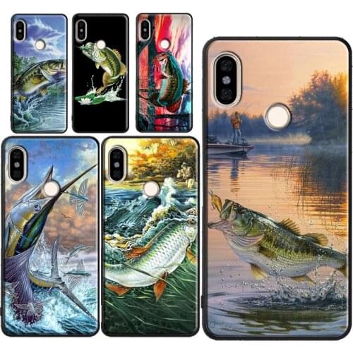 Fishing Lake Sunset Case For POCO X3 Coque For Redmi Note 9 8 Pro 7 8T 9S 9A 9C For Mi Note 10 Lite 9T A3