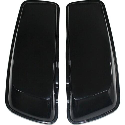Black Motorcycle Upper Saddlebags Lids Cover For Harley Touring Electra Glide Street Glide 2014 2015 2016 2017 2018 2019