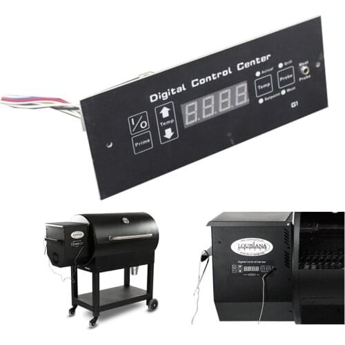 Digital Temperature Controller Thermostat Control Board PID Center Pellet Controller for Electric Pellet Hopper BBQ Grills