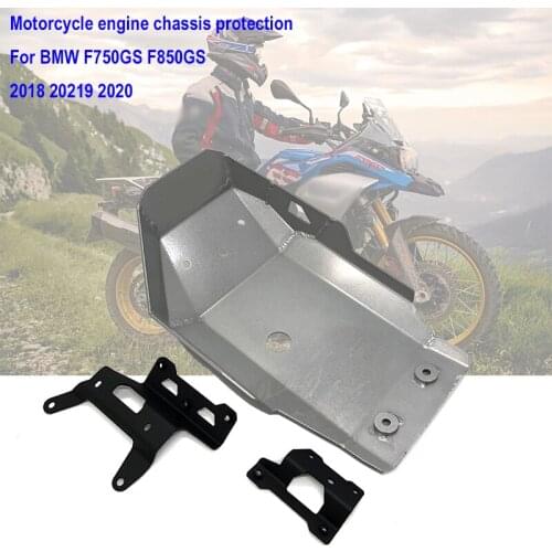For BMW F750GS F850GS 2018 2019 Motorcycle Engine Chassis Guard Expedition Skid Plate Panel Belly Pan Protector Cover Kit