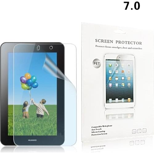 Nano Explosion-proof Soft Protective Film For Huawei MediaPad 7 Youth2 S7-721U 7.0" Tab Screen Protector film Not Tempered Glass