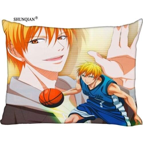 Custom Pillowcase Kurokos Basketball rectangle Zipper Pillow Throw Pillow Case Cover 45x35cm(One Side) Printed