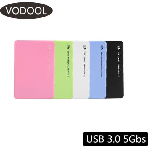 Protable 2.5 inch USB3.0 HDD Case SATA to USB 3.0 External Hard Drive Disk Enclosure 5Gbps SSD Hard Disk Case HDD Box Enclosure