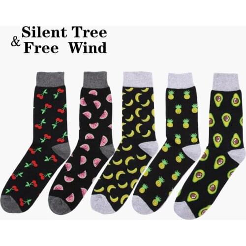 Silent Tree & Free Wind Men's Warm Socks
