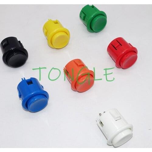 Special Custom Long Section 10 Pcs Arcade 30mm Round Push Button Copy SANWA OBSF-30 JAMAE MAME DIY Parts