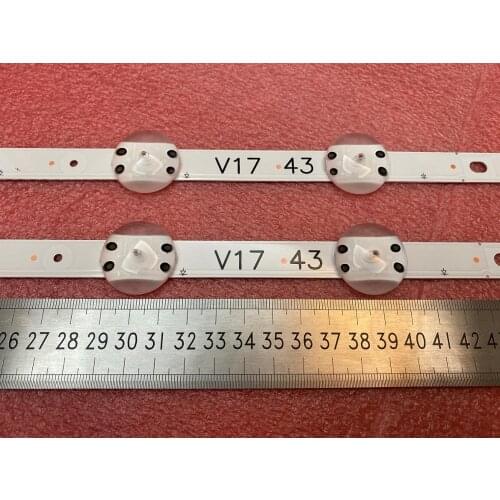 New 10 PCS/lot 10LED LED backlight strip for LG TV 43UJ670V 43LV340C-UB 43LJ610V 43 V17 ART3 2867 agf78709801 43uj6525 43uj6565