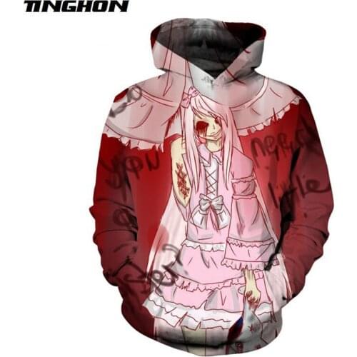 Puppet 3D Hoodie Punk Anime Pullover Unisex Casual Sweatshirt Rock&roll High Street Top Cute Lolita Outfit Cosplay Tops XS 7XL