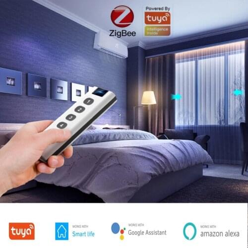 Tuya Smart Life ZigBee 3 Gang Remote Smart Scene Home Automation Wireless Switch Hub Required No limit to Control Home Device