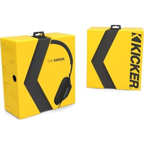 Customized Corrugated Cardboard Paper Packaging Electronics Earphone Box With Display Window