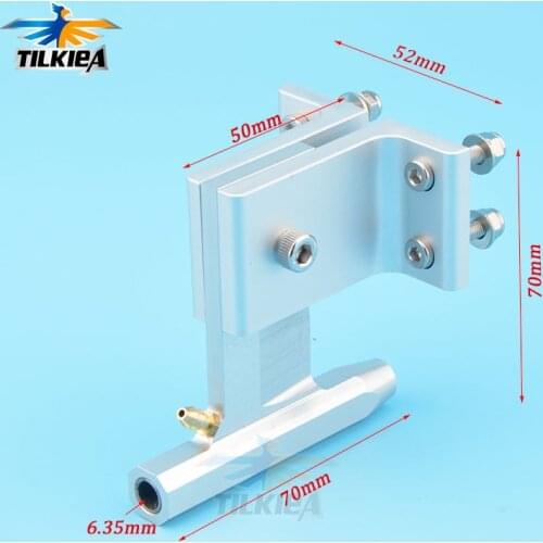 High Quality RC Boat 6.35mm Shaft Bracket Aluminum Strut (T70) For 1/4" 6.35mm Flexible Shaft Methanol gasoline Boat