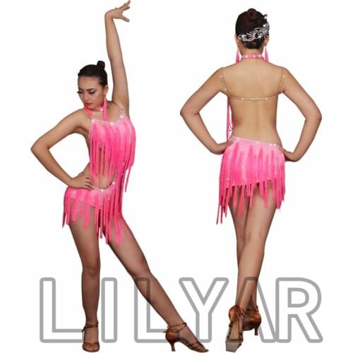 New Latin Dance Dress Competition Dress Costumes Skirt Performing Dress Adult Customize Children Red Matador Skirt Split Skirtes