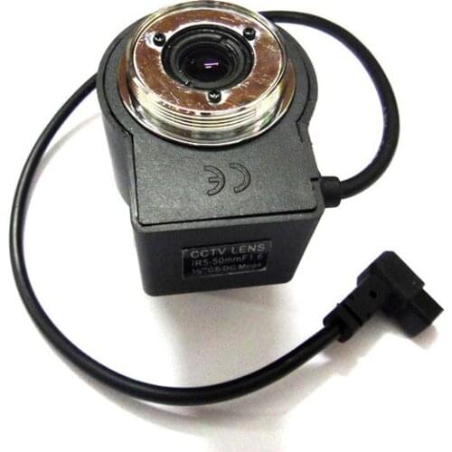 1/3" CS IR 5-50mm CCTV Lens F1.6 Aperture Automatic Vari-Focal 5mm-50MM Auto Iris for CCD Camera
