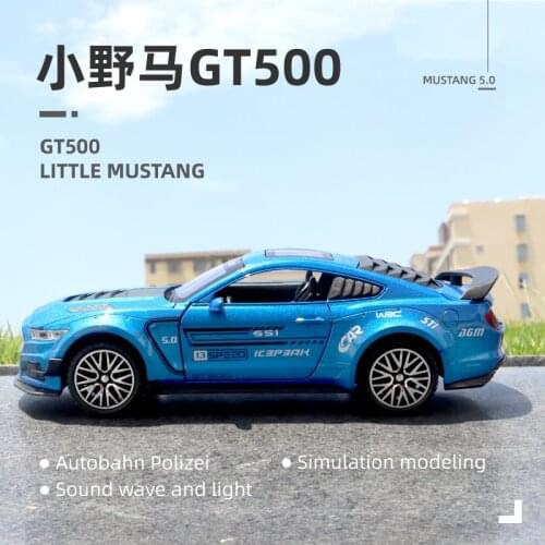 1:32 Ford Mustang Shelby GT500 GT350 Toy Alloy Car Diecasts & Toy Vehicles Car Model Miniature Scale Model Car Toys For Children
