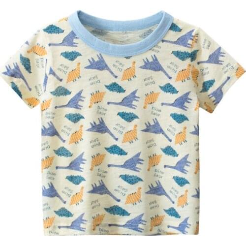 Bambino New Year 2021 Tshirt for Boys Cartoon Summer Children Tops 2-9Years Little Kids Clothing Baby Costume Pure Cotton Shirt