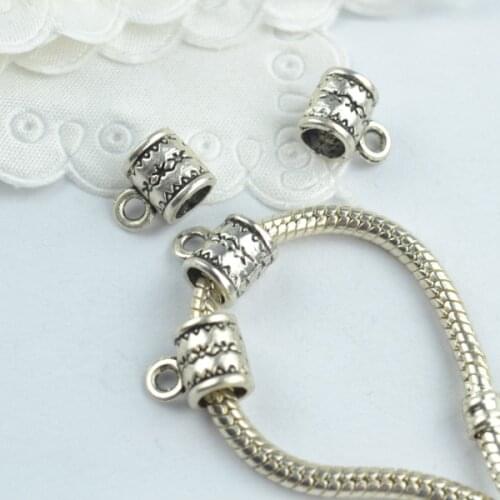 35 pcs Zinc Alloy Bead DIY European big hole metal connect Beads Fits Charm Bracelets Necklaces Pendants making 18188