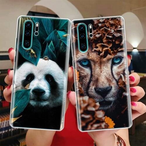 Panda Fox Cat In The Jungle Silicon Phone Case For Huawei Honor 10 9 20 Lite Y5 Y6 Y7 Y9 9X 8X 8S 8A 7X 7A 7S Pro + 10i20i Coque