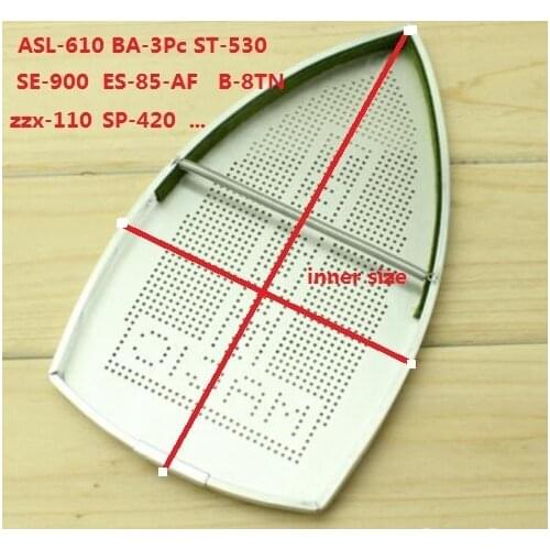 Electric Iron Parts industrial steam iron shoe Aluminum cover ASL-610 BA-3Pc