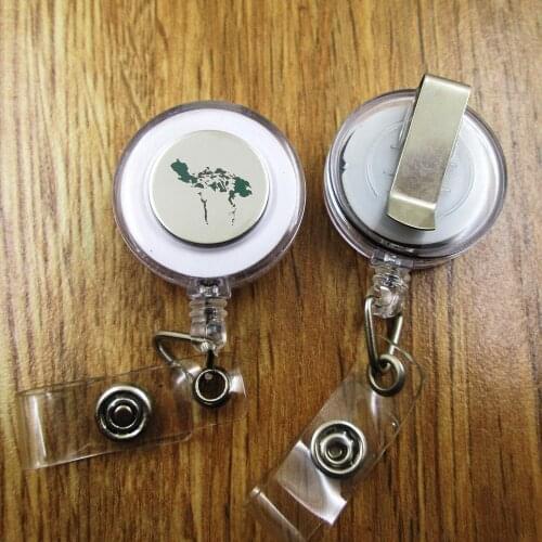 Philippines ID Badge Reel gift for him/her friend family retractable recoil id badge holder work fun