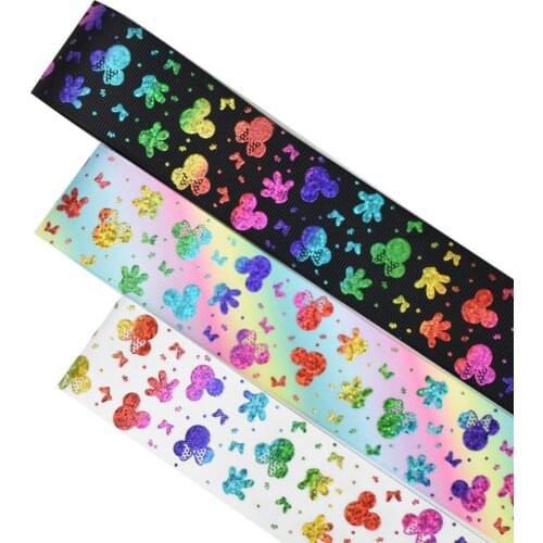 HSDRibbon Free Shipping 38mm 1-1/2inch hsd-design custom Pattern on Grosgrain Ribbon