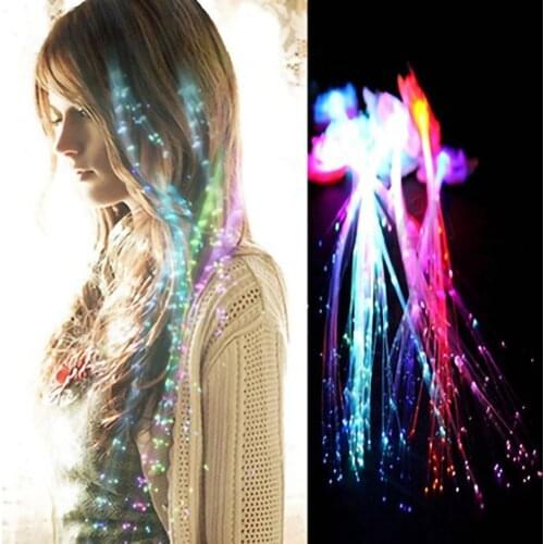 Artificial Hair Soft Harmless Hair Decor Cool Hair Extension for Dancing Party