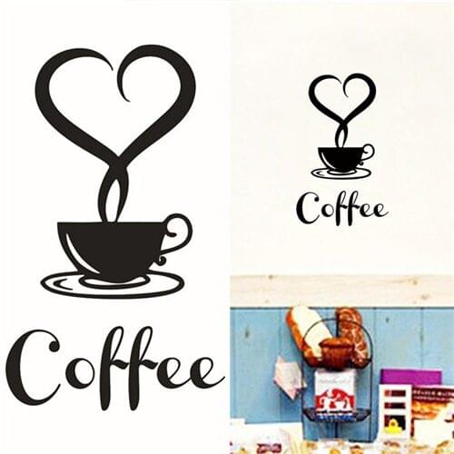 Coffee shop Restaurant wall decor decals home decorations 361 kitchen removable vinyl wall art diy decorative