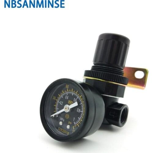 NAR 200 Air Preparation Units Regulator G 1/4" Port Pneumatic Air Source Treatment Unit Air Valve High Quality NBSANMINSE
