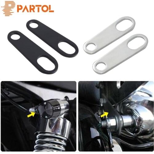 2pcs Motorcycle Headlight Bracket Turning Signal Light Grill Relocation Mounting Holder For Triumph Suzuki Honda Kawasaki Yamaha