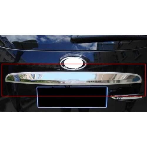 For HYUNDAI Santa Fe Stainless Steel Rear Trunk Lid Cover Trim 2010 2011 2012