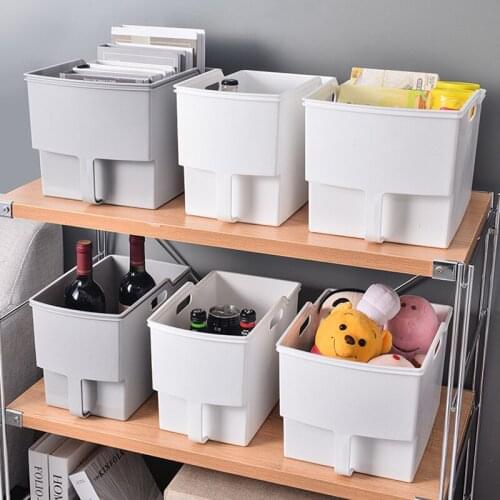 Kitchen Desktop Storage Box with Handle Household Vegetable and Fruit Seasoning Drawer Storage Box